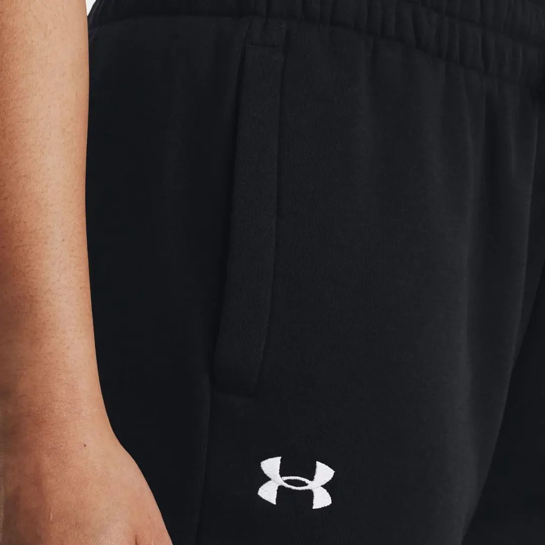 Under Armour UA Rival Fleece Jogger Dames - Zwart/Wit - M