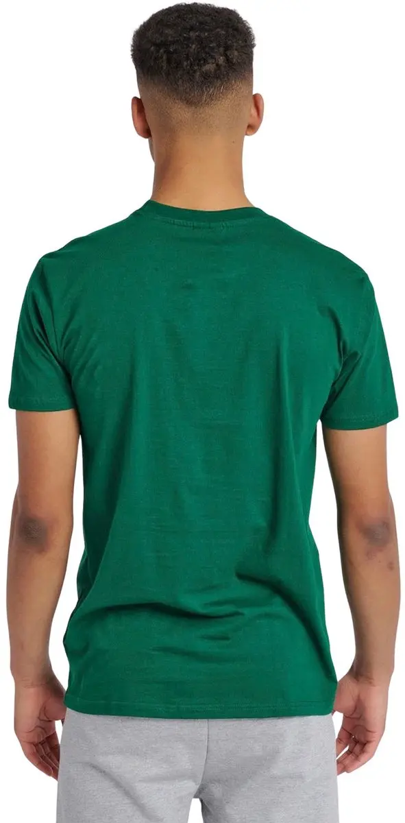 Hummel Go Cotton Logo Shirt Heren - Maat M - Groen/Wit