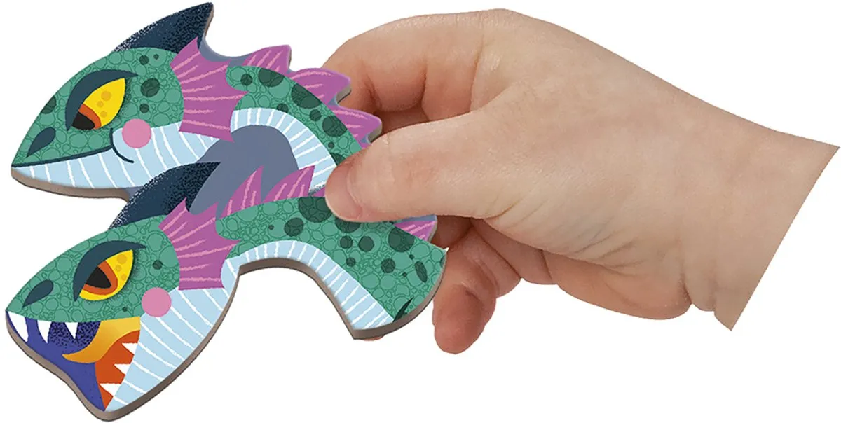 Janod Magnetibook Draken 2527 - Magneetboek Speelset - 53 Magneten
