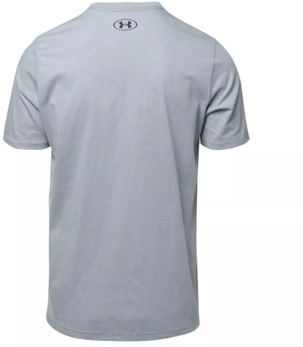 Under Armour M BOXED SPORTS UPDATED Heren Sportshirt - Mod Grijs Light Heather - Zwart