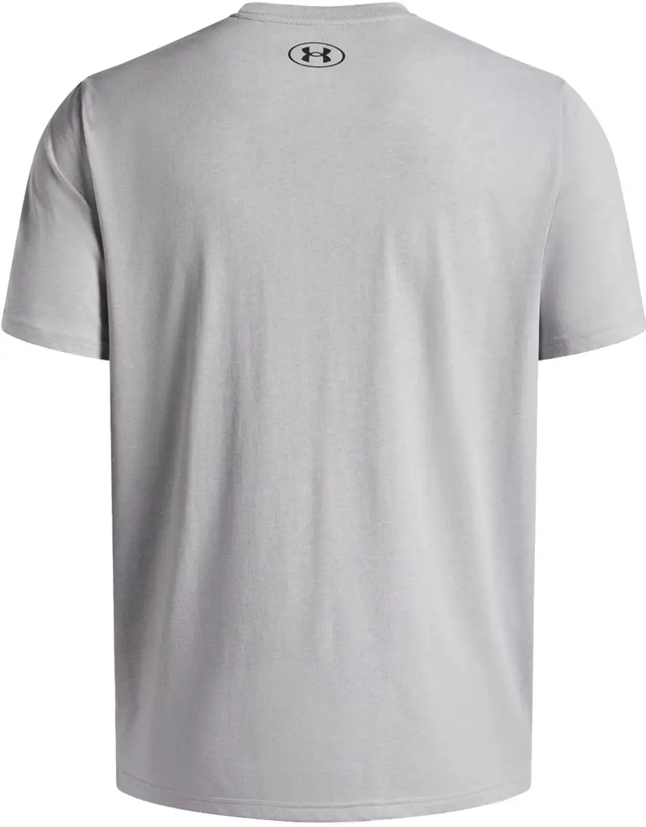 Under Armour M BOXED SPORTS UPDATED Heren Sportshirt - Mod Grijs Light Heather - Zwart