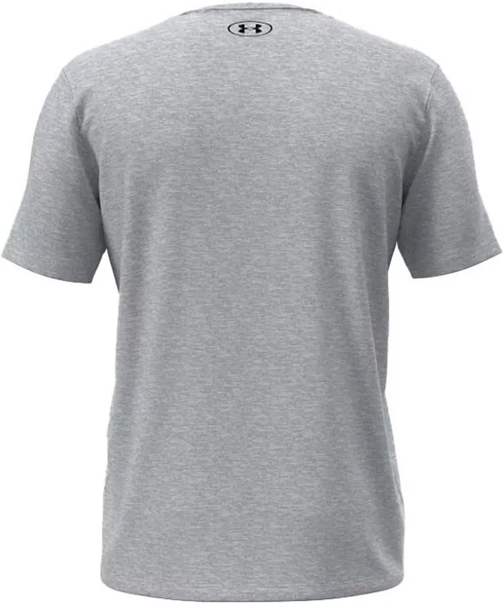 Under Armour M BOXED SPORTS UPDATED Heren Sportshirt - Mod Grijs Light Heather - Zwart