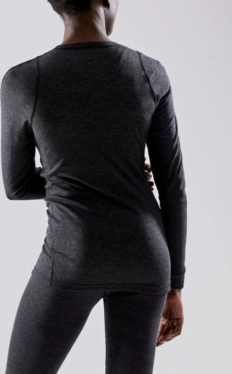 Craft Core Wool Merino Thermo Broek Dames - Maat L - Zwart - afbeelding 6 van 6