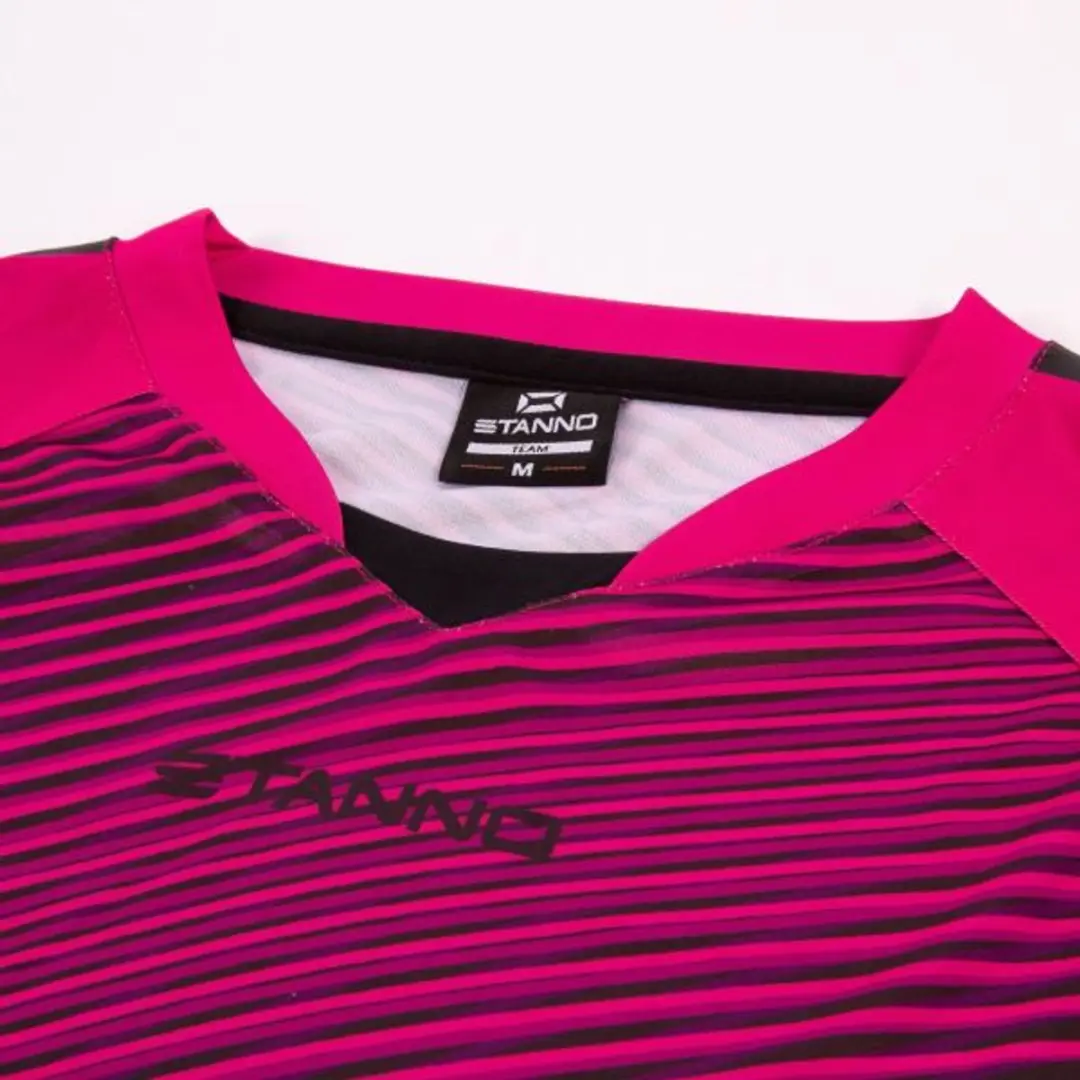 Stanno Vortex Keeper Shirt Long Sleeve - Maat L - Magenta/Zwart