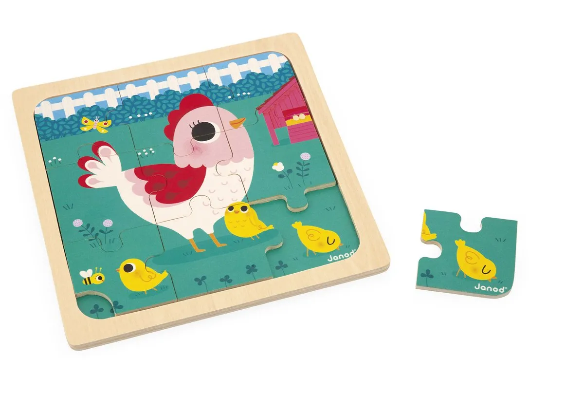 Janod Puzzel Kip Henriette