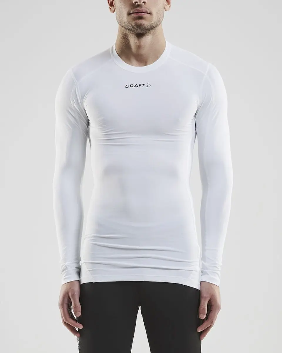 Craft Pro Control Compressie Shirt Lange Mouw - XL Wit