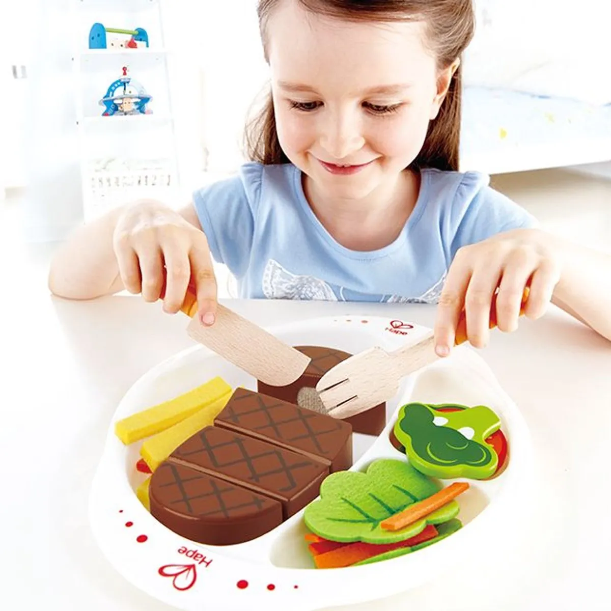 Hape Warme Maaltijd Houten Voedsel - Multi