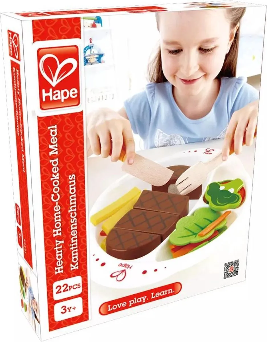 Hape Warme Maaltijd Houten Voedsel - Multi
