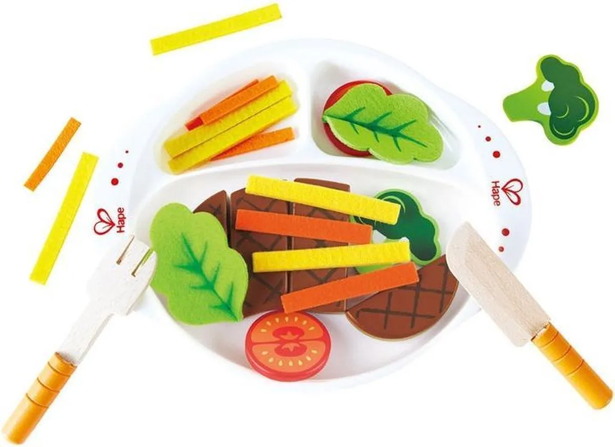 Hape Warme Maaltijd Houten Voedsel - Multi