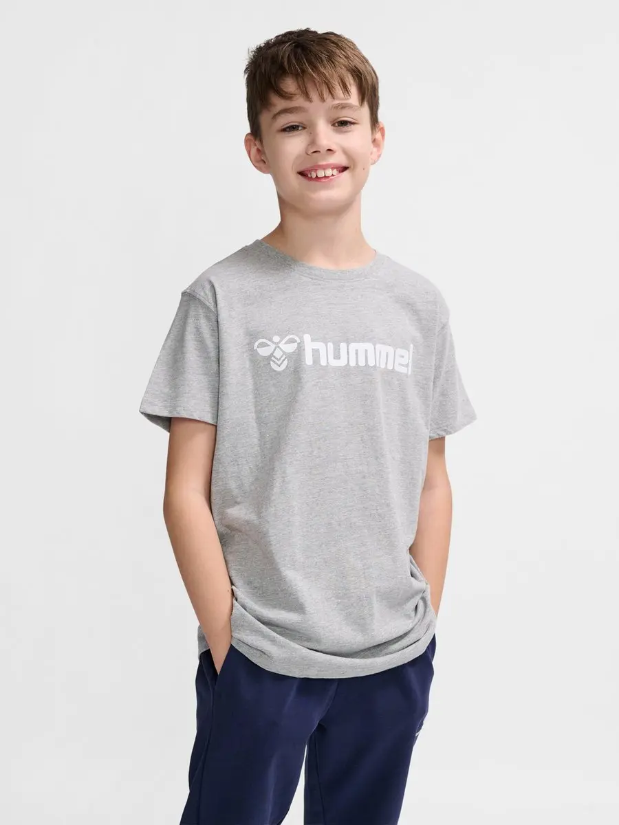 Hummel T-Shirt 164 - Biologisch katoen Grey - afbeelding 6 van 6