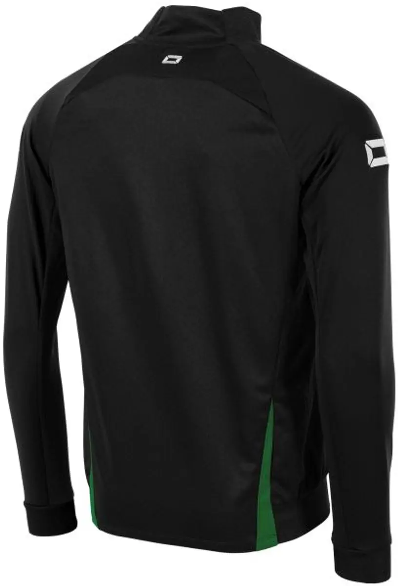 Stanno Stadio Full Zip Top - 140 - Zwart/ Groen