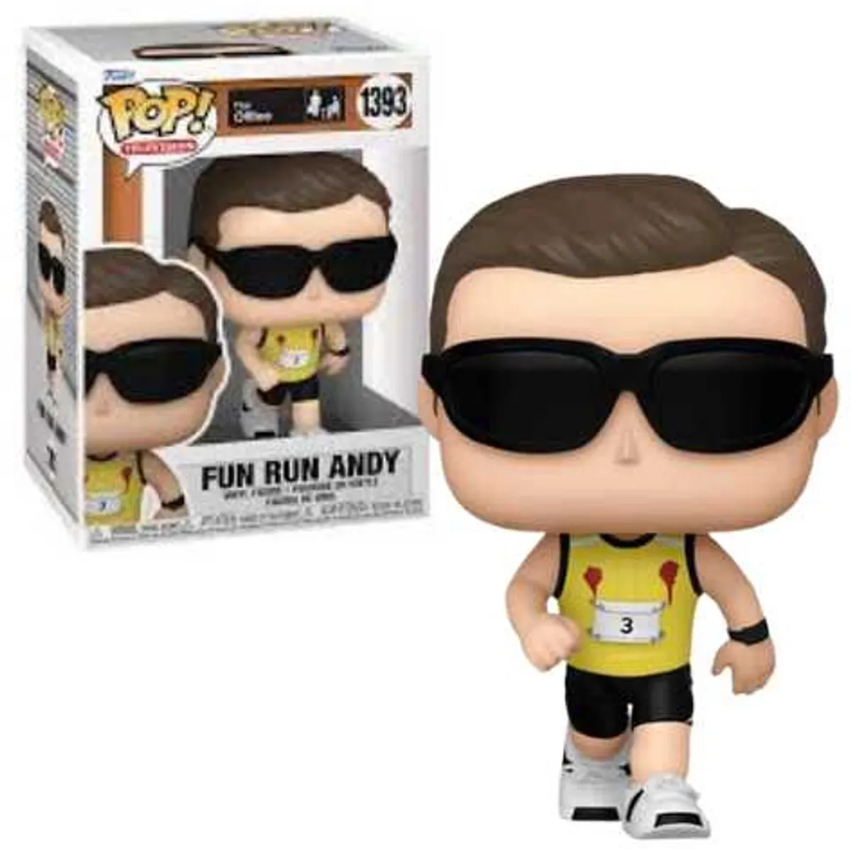 Funko Pop Television The Office Andy Fun Run #1393 - Multi