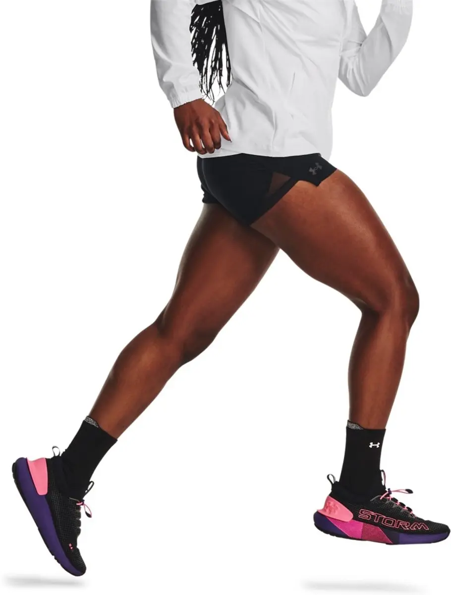 Under Armour UA Run Stamina 3" Short - Dames - L - Zwart