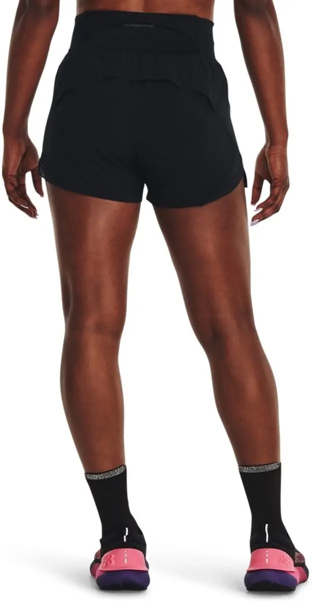Under Armour UA Run Stamina 3" Short - Dames - L - Zwart