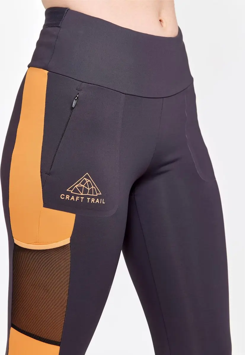 Craft Pro Trail Tights Dames - Grijs L