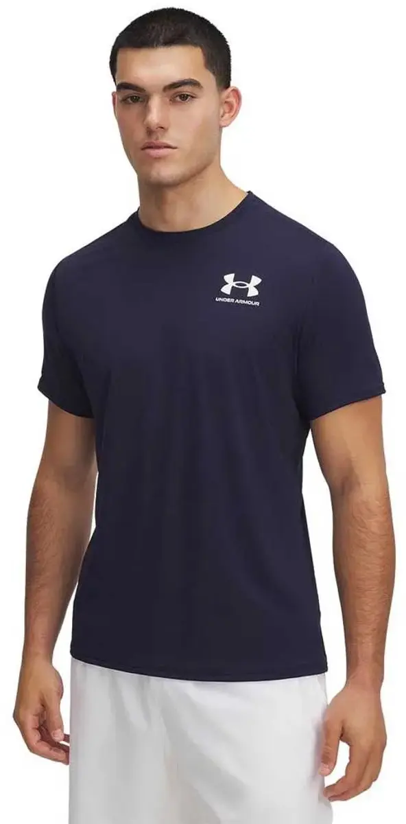 Under Armour HeatGear Fitted T-shirt 6000939-410 - XL - Blue - afbeelding 6 van 6