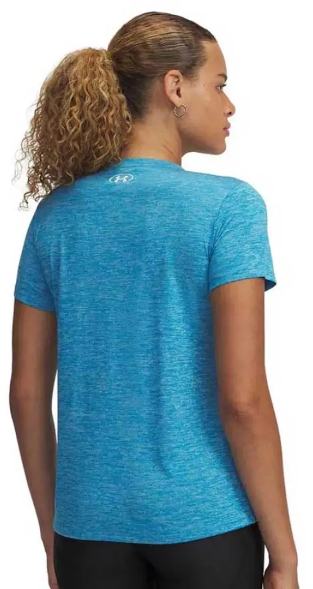 Under Armour Tech SSV-Twist Sportshirt Dames - Blauw - L