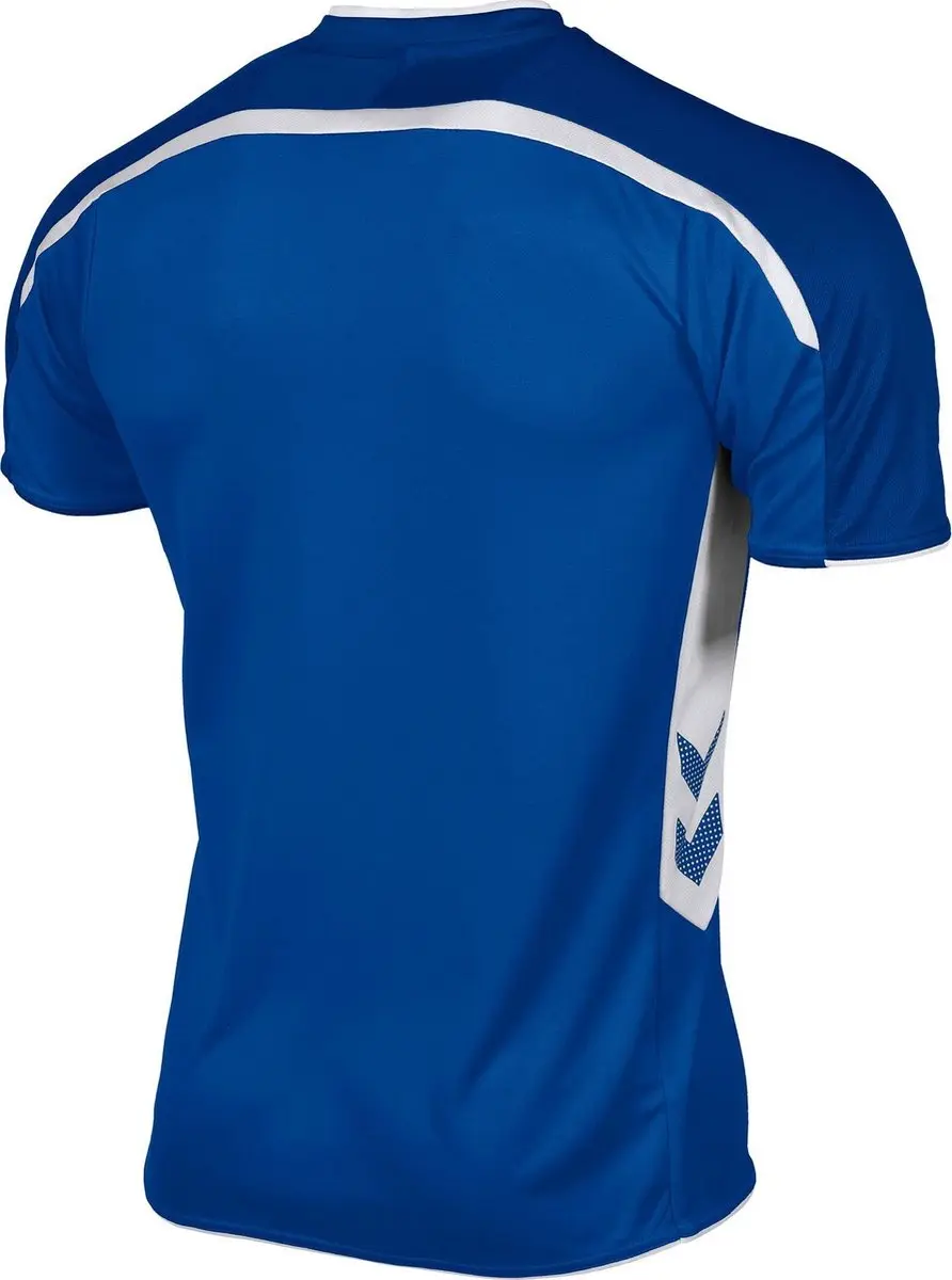 Hummel Preston S/S Sportshirt - XXL - Blauw