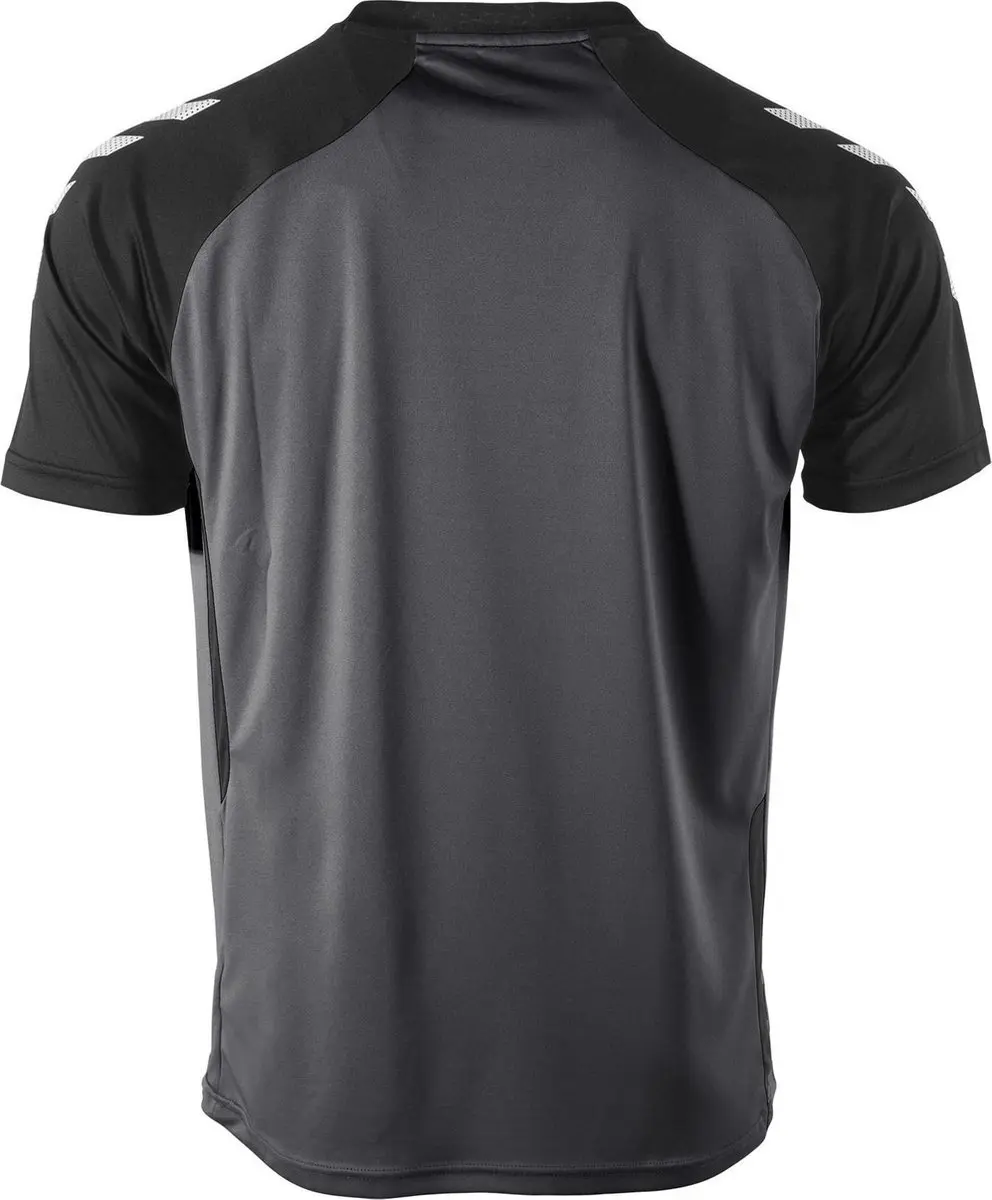 Hummel Aarhus Sportshirt Kids 152 - Zwart/Grijs