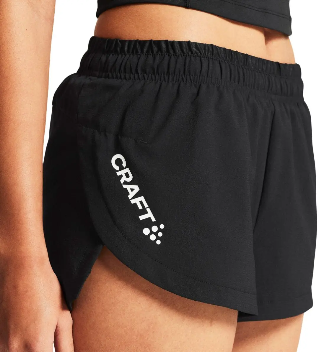 Craft Rush 2.0 Marathon Short Dames - Maat S - Zwart