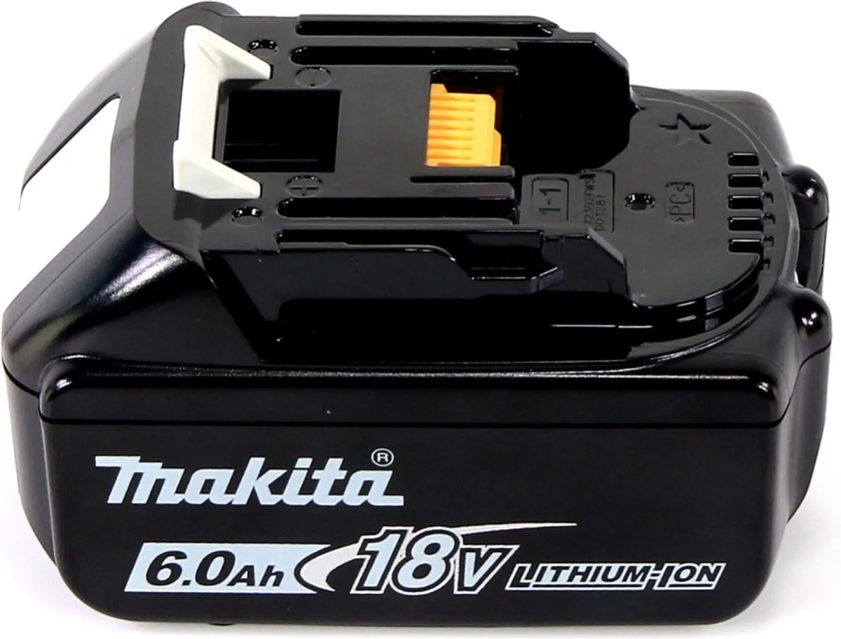 Makita DGA 517 G1J Haakse Slijper 18V 125mm - 6.0Ah Accu