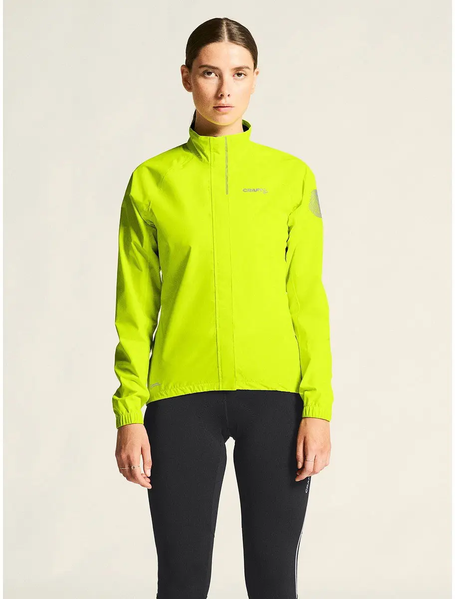 Craft Core Endur Hydro 2 Fietsregenjas Dames - Fluogeel L - afbeelding 6 van 6