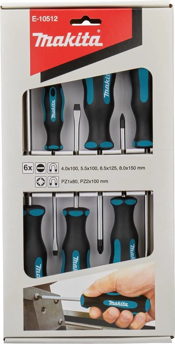 Makita E-10512 Schroevendraaierset 6-delig