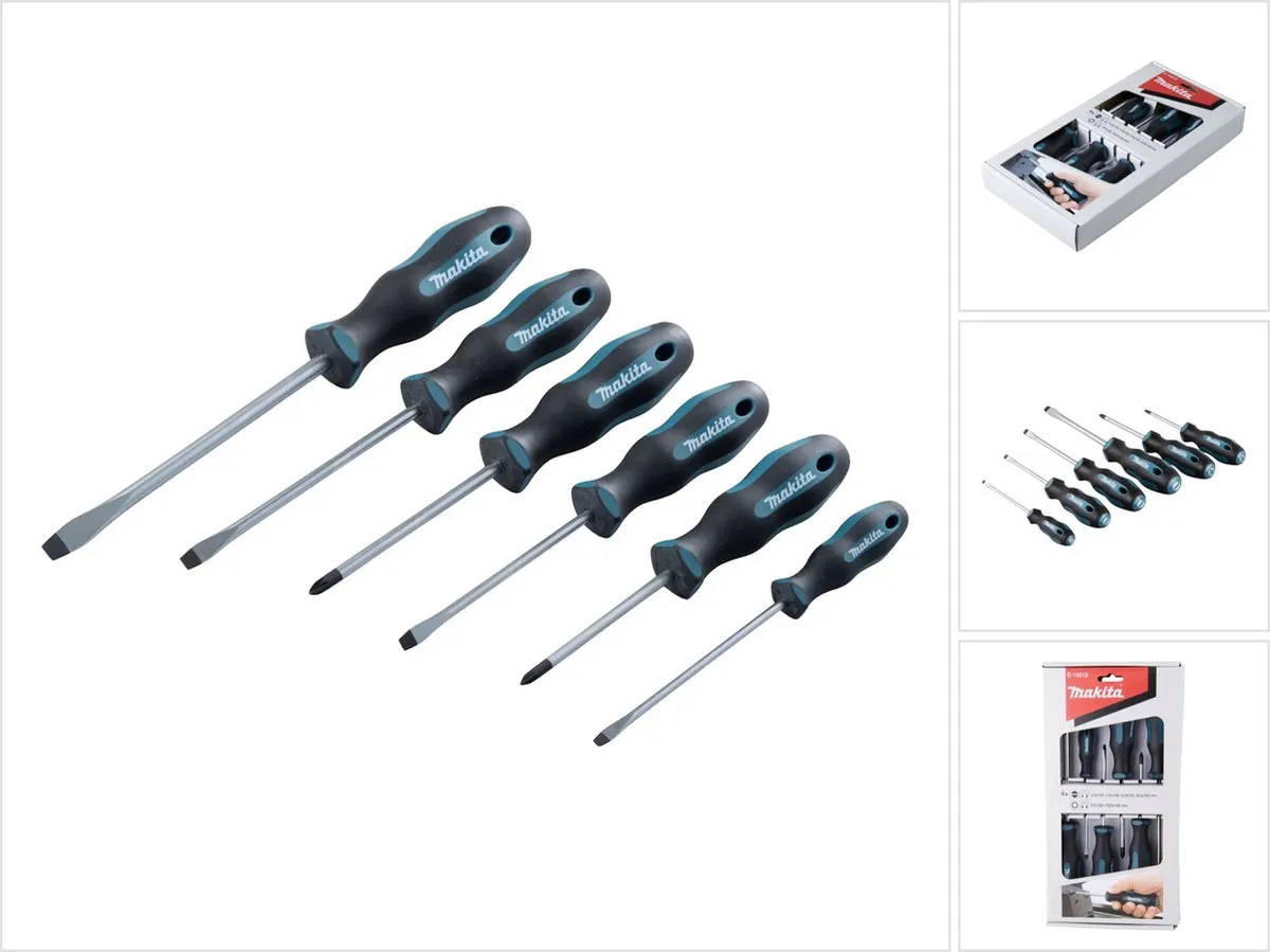 Makita E-10512 Schroevendraaierset 6-delig