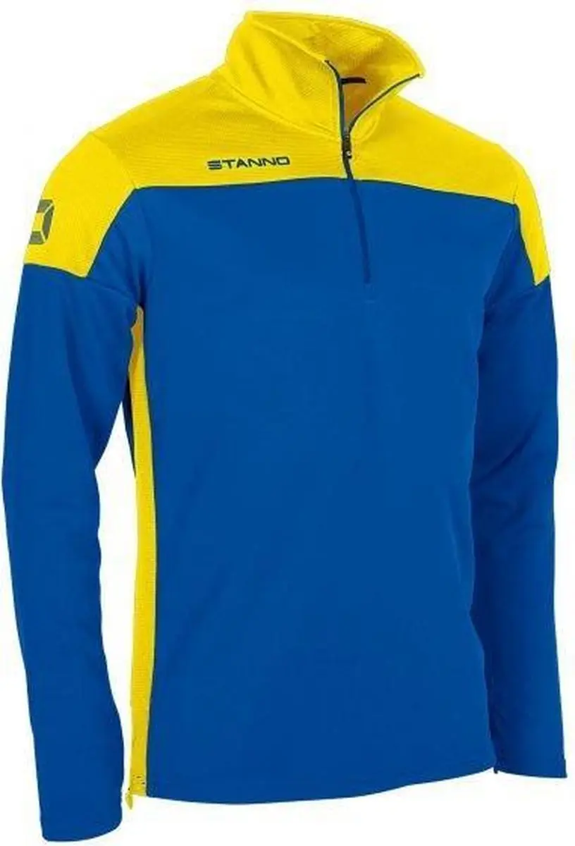 Stanno Pride 1/4 Zip Top - XXL - Blauw/Geel