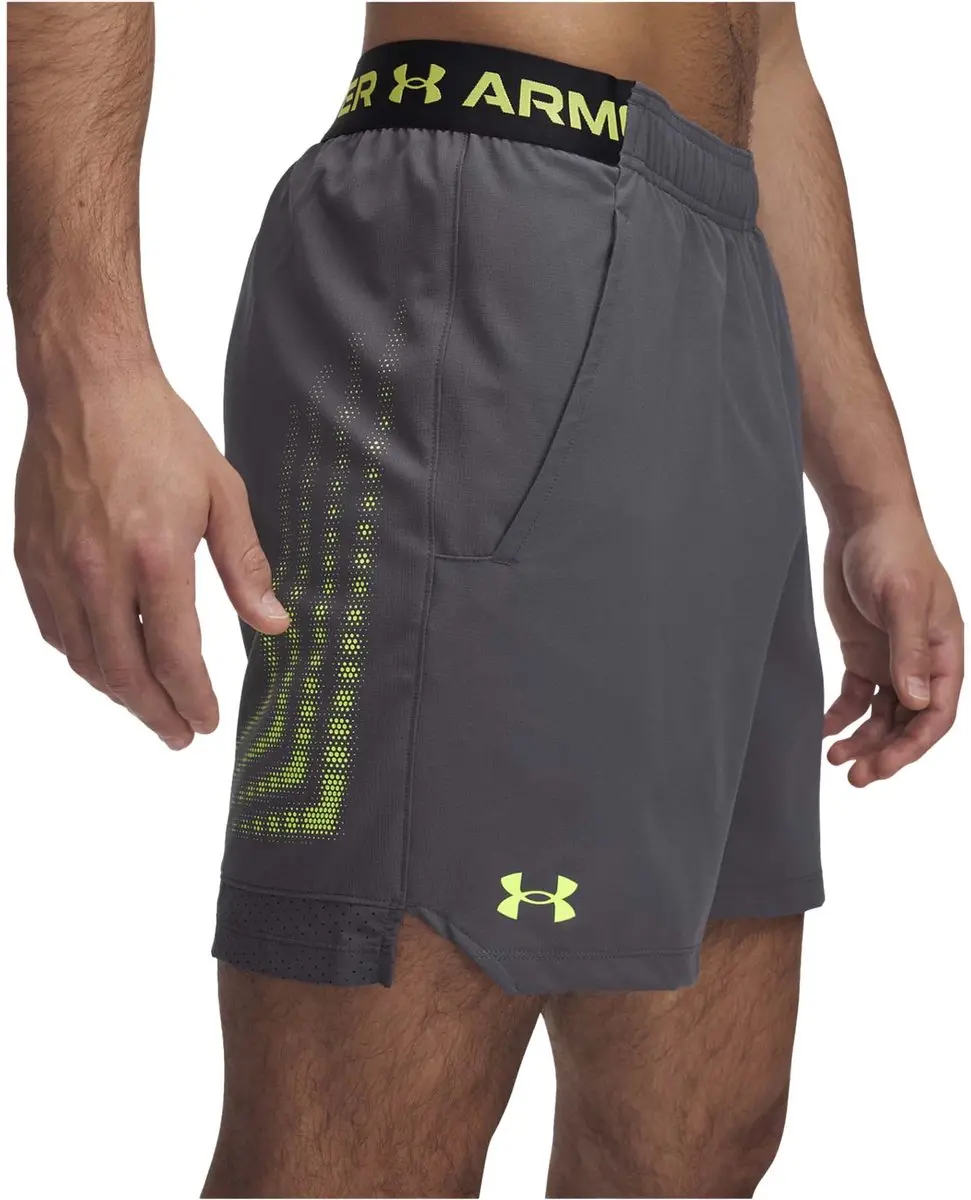 Under Armour Vanish Woven 6In Graphic Shorts - Trainingsbroek XL - Grijs