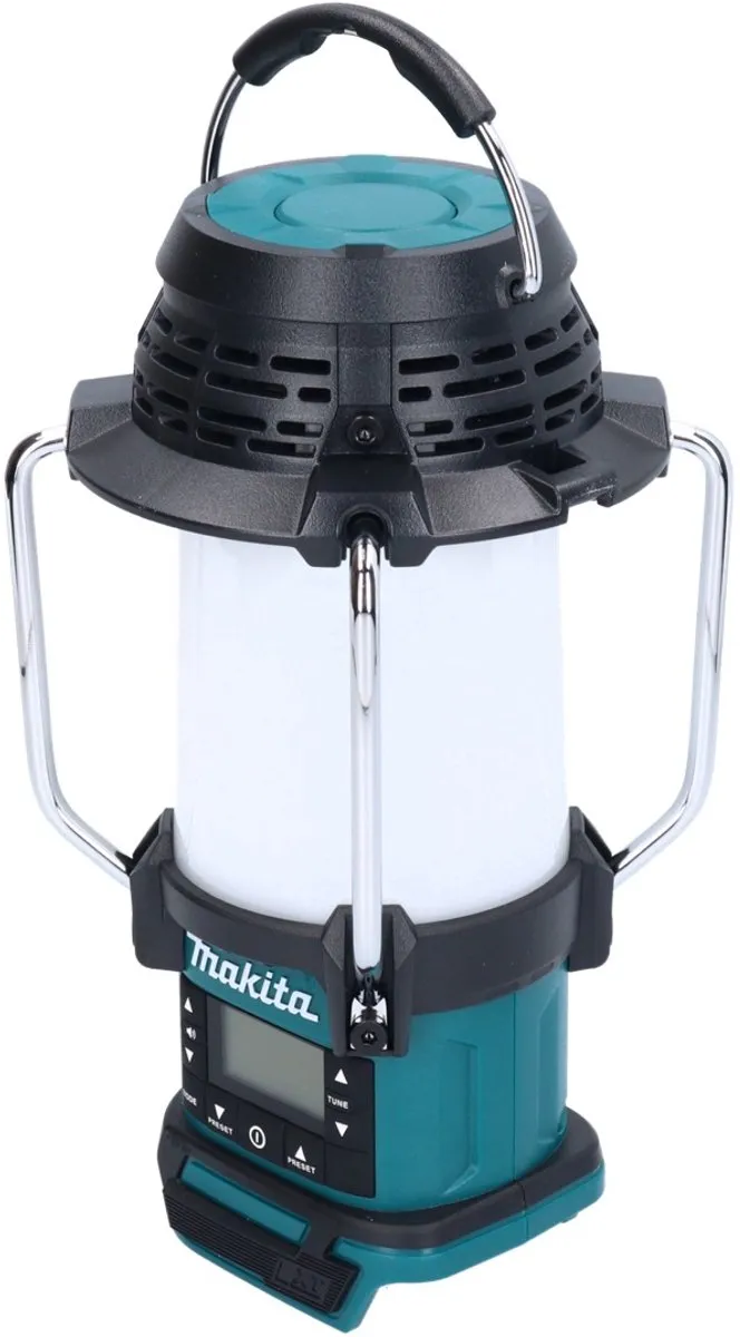 Makita DMR055 Campinglamp met Radio 260W - Blauw/Zwart