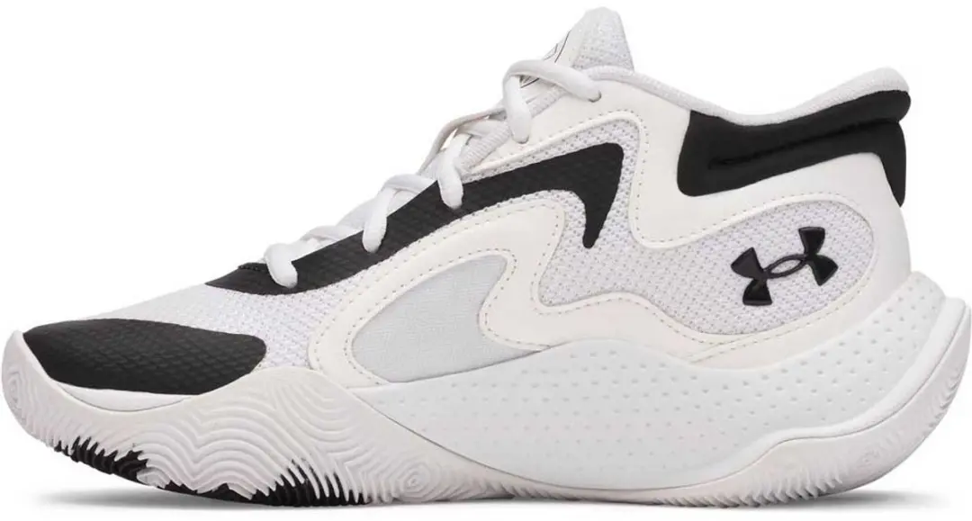 Under Armour GS Jet '25 Basketbalschoenen 36.5 - Wit