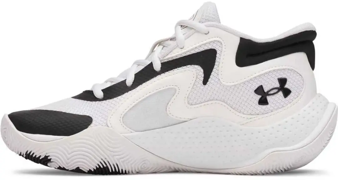 Under Armour GS Jet '25 Basketbalschoenen 36.5 - Wit - afbeelding 6 van 6