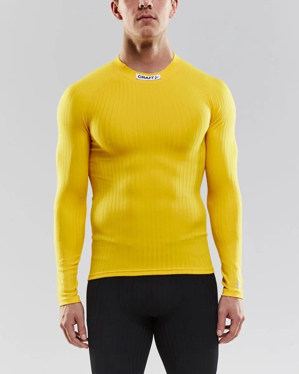 Craft Progress Baselayer Shirt Heren - Lange mouw - Geel - XL