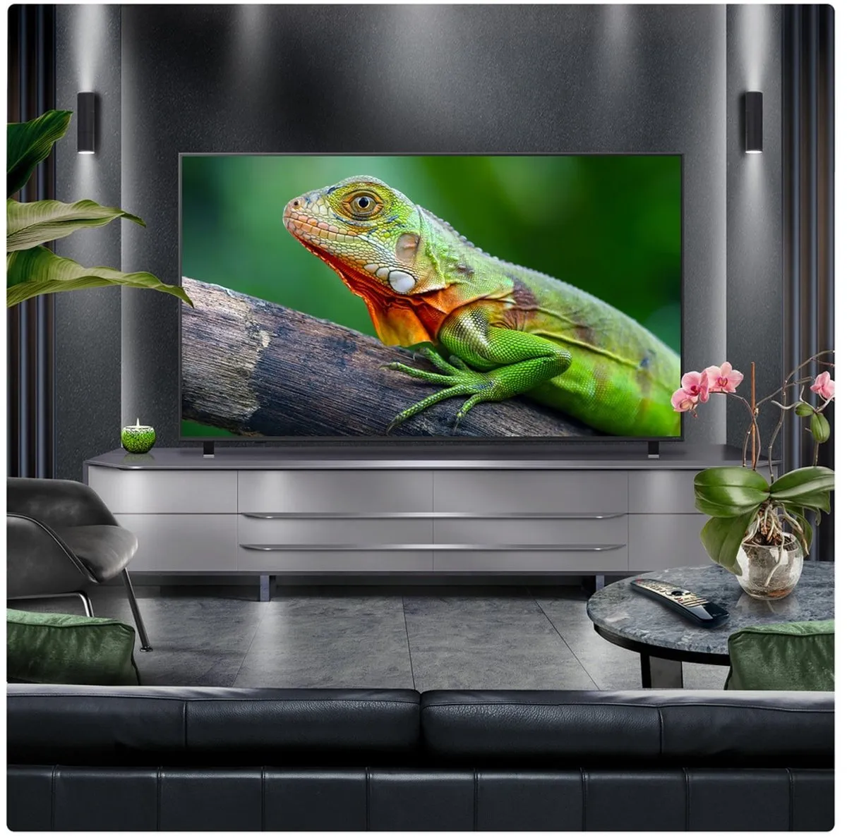LG 75QNED84A6C 75 inch QNED TV - Zwart