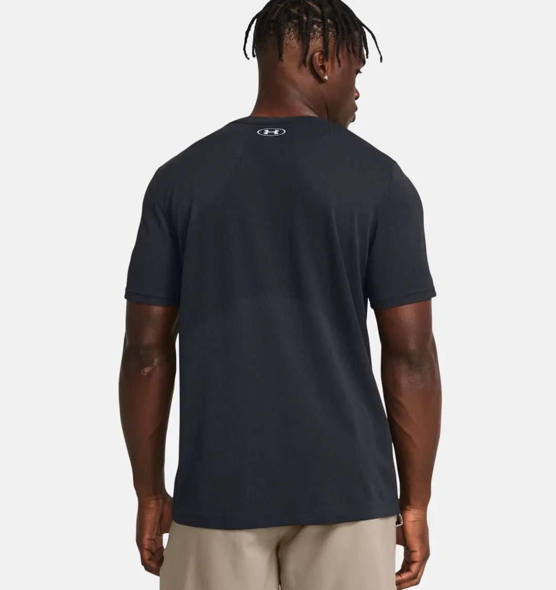 Under Armour UA Vanish Seamless Korte Mouw T-shirt - Zwart