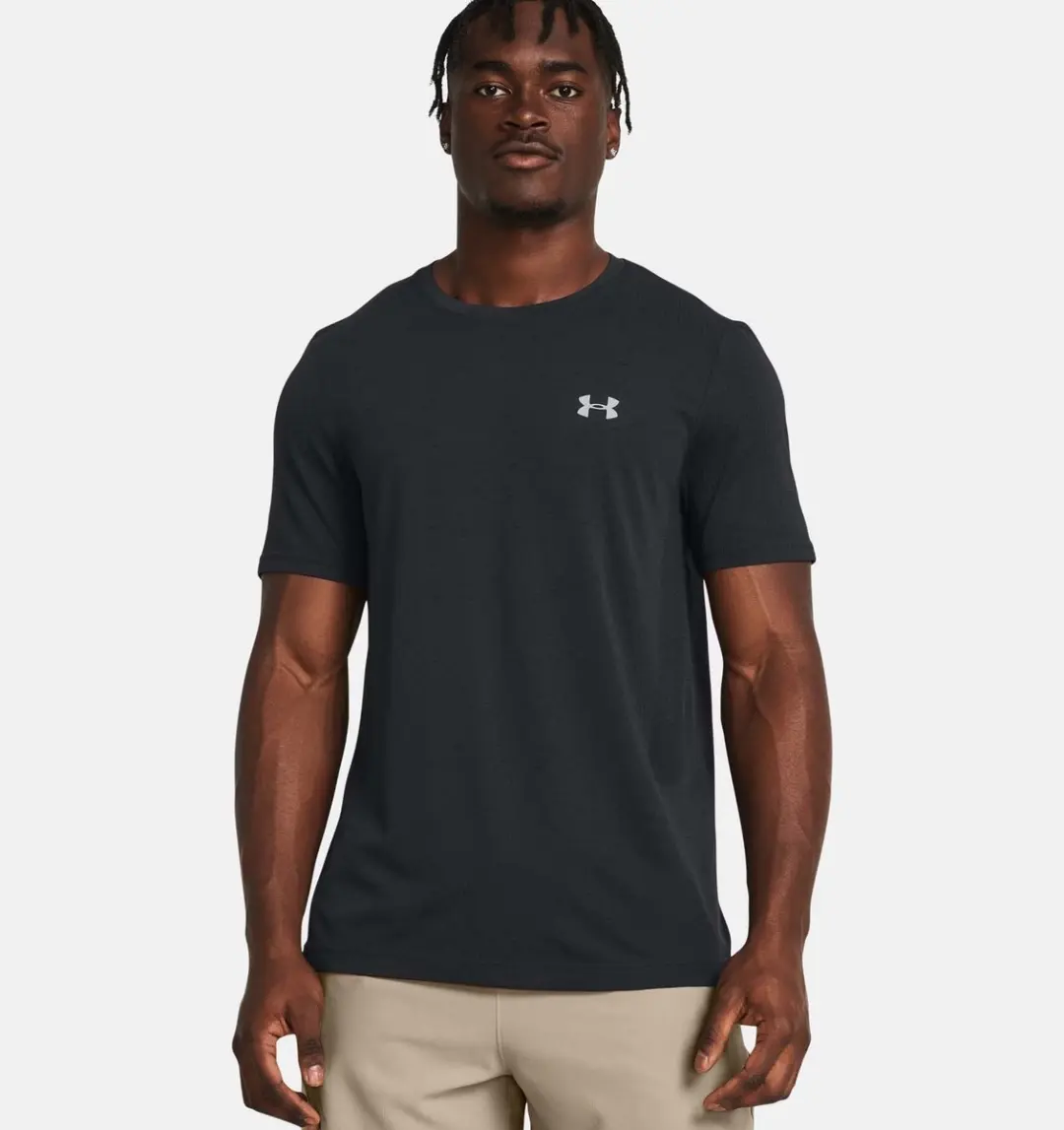 Under Armour UA Vanish Seamless Korte Mouw T-shirt - Zwart