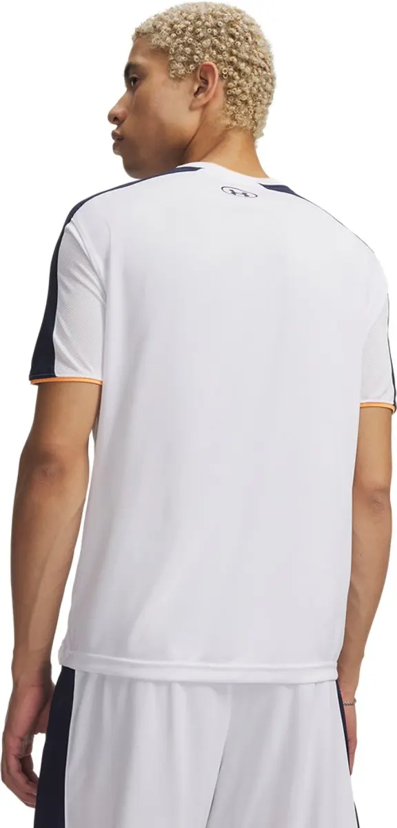 Under Armour UA M Challenger Train SS-BLU Heren Sportshirt - Wit/Navy XL