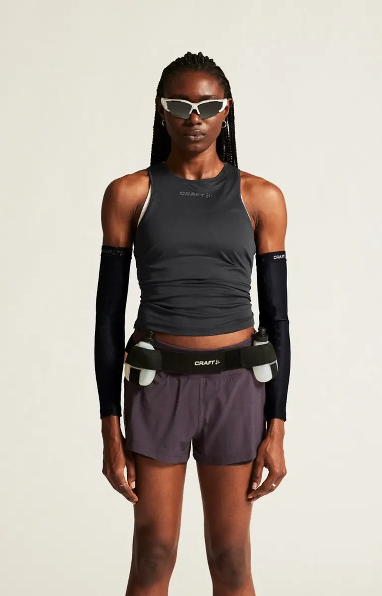 Craft Core Essence Singlet 2 W Dames Sportshirt - M - Zwart