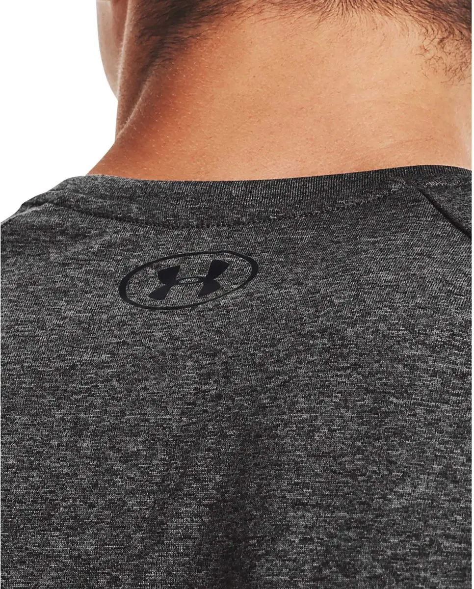 Under Armour UA Tech 2.0 SS Tee - Carbon Heather - Zwart
