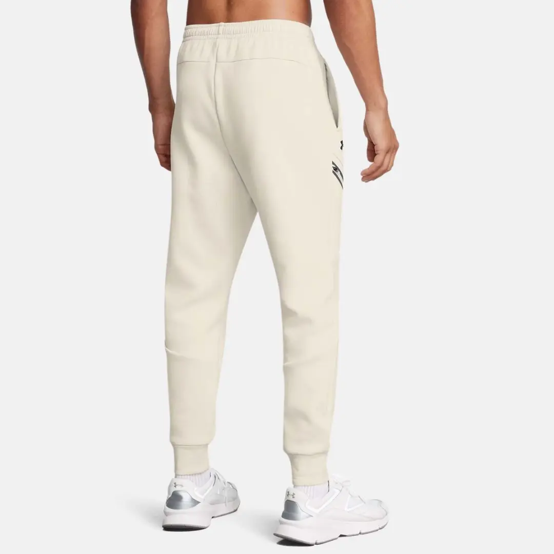 Under Armour UA Unstoppable FLC JGR Trainingsbroek L - Wit
