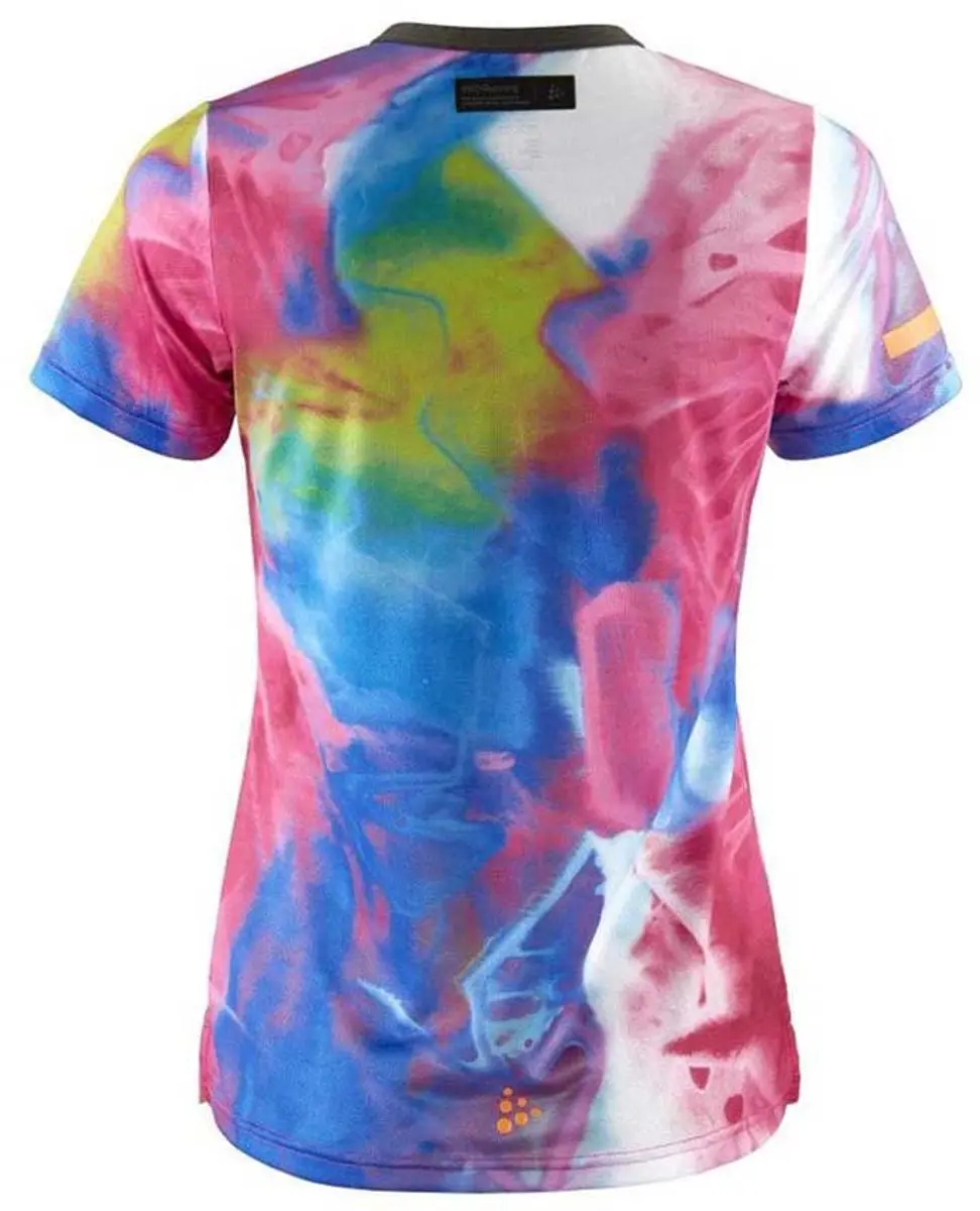 Craft Pro Hypervent Jaquard T-shirt XS - Fuchsia/Multi