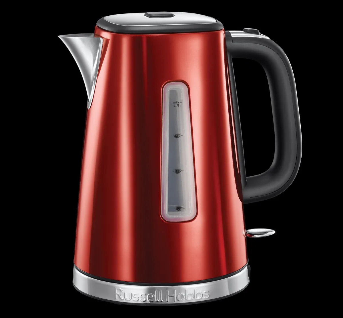 Russell Hobbs Luna Solar Red Waterkoker 2400W - 1.7L - Rood