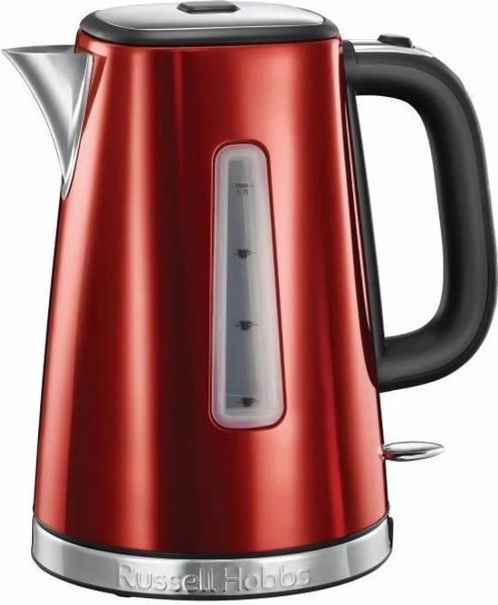 Russell Hobbs Luna Solar Red Waterkoker 2400W - 1.7L - Rood