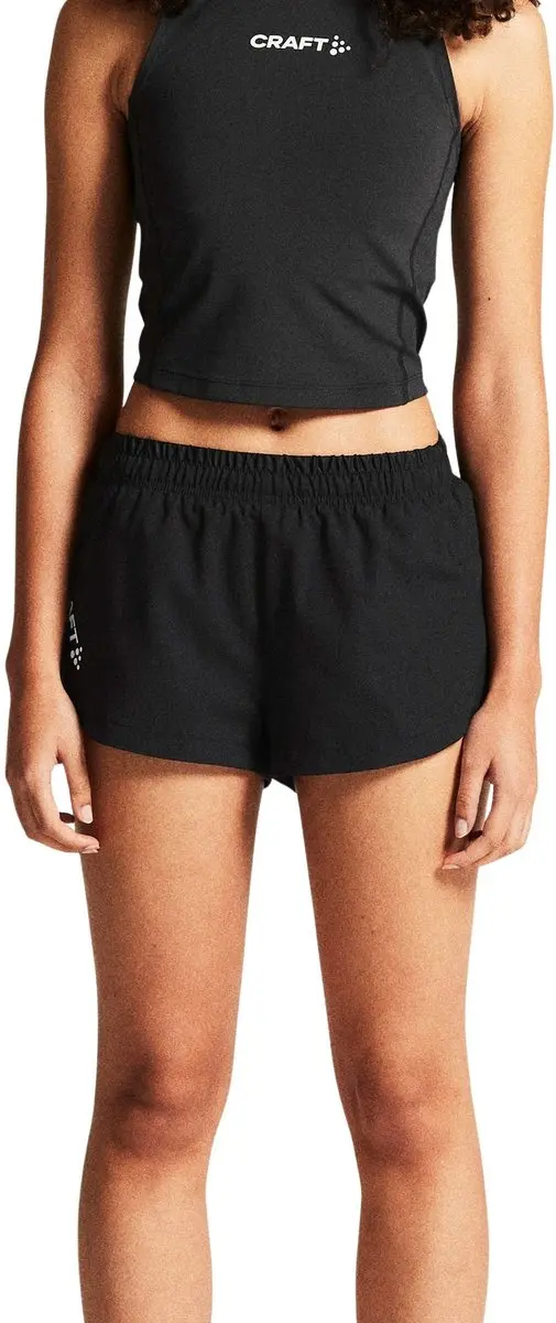Craft Rush 2.0 Marathon Short Dames - Maat L - Zwart
