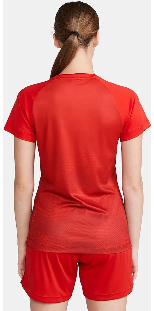 Craft Premier Fade Shirt Dames - Korte mouwen - Rood - Maat M
