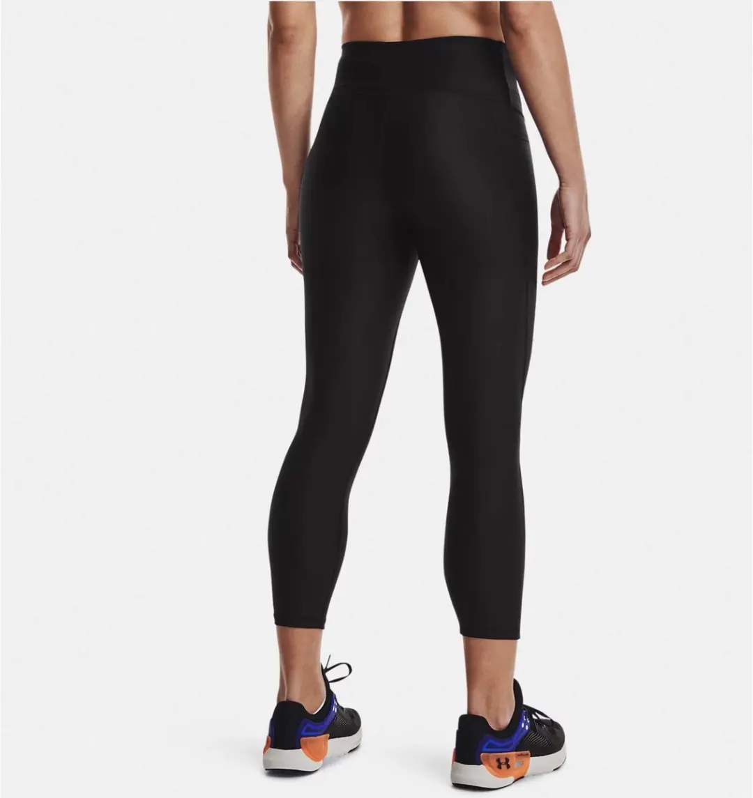 Under Armour Tech Hi Ankle Sportbroek Dames - S - Zwart/Wit