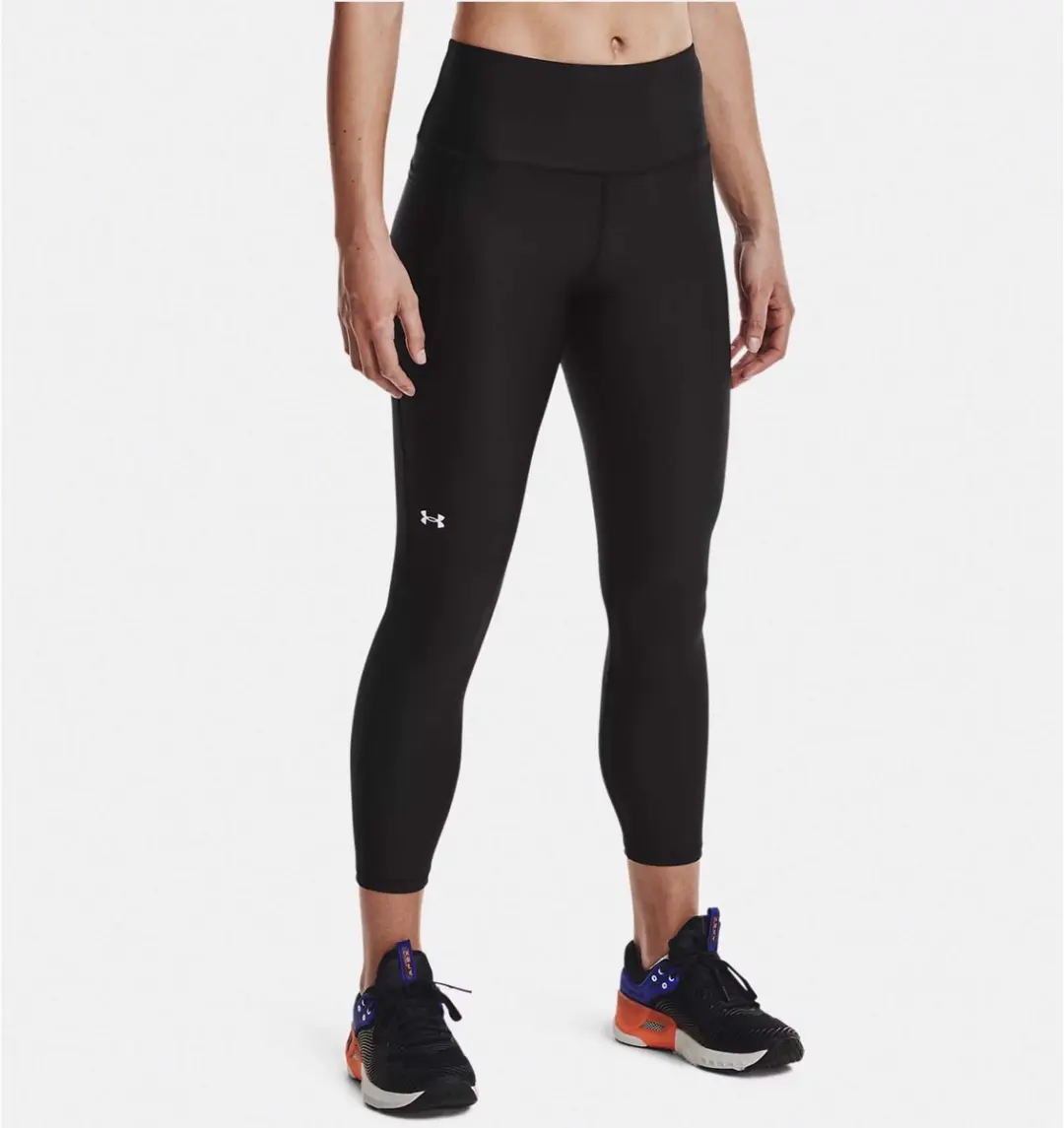 Under Armour Tech Hi Ankle Sportbroek Dames - S - Zwart/Wit