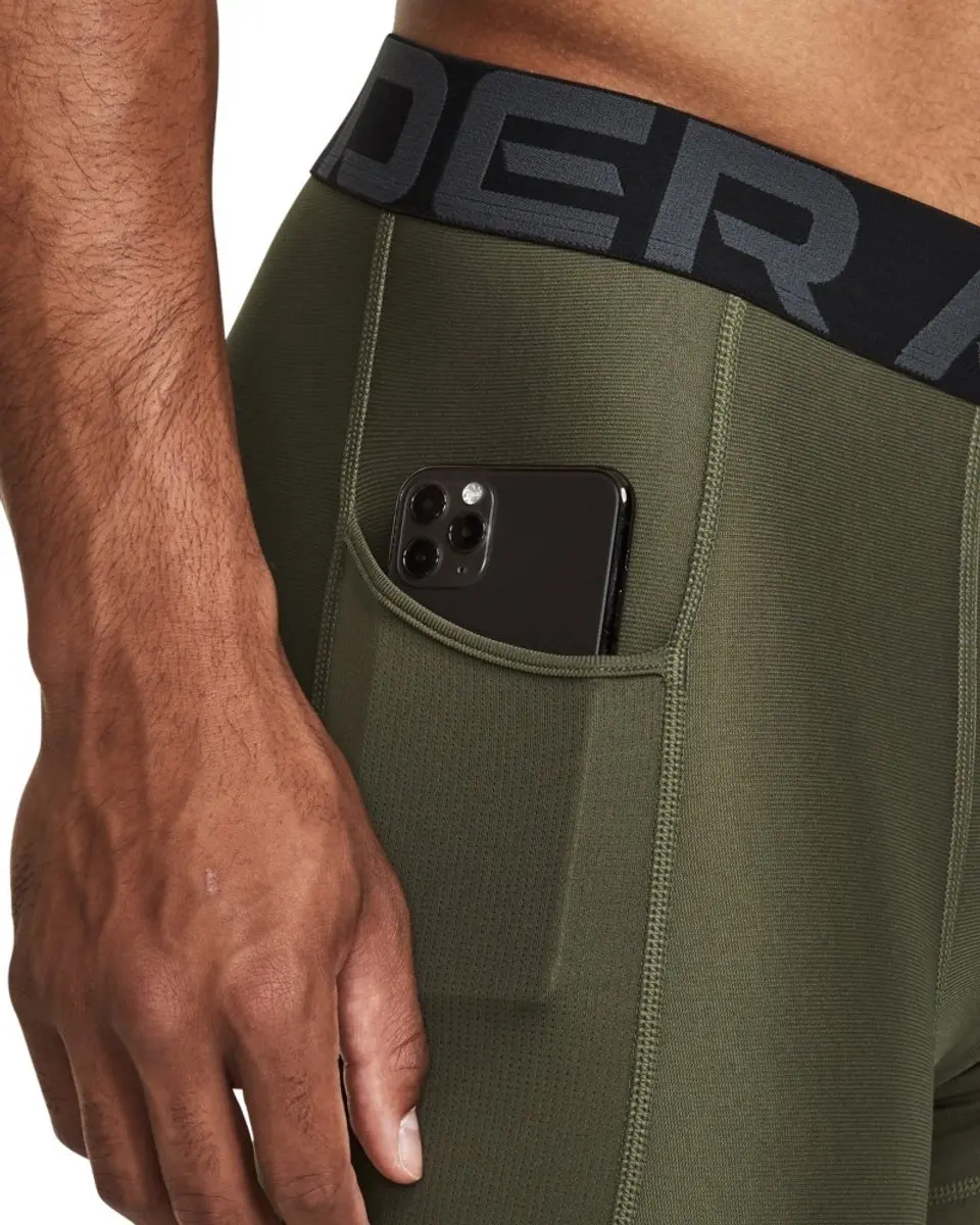 Under Armour HeatGear Tight Heren - Maat S - Groen