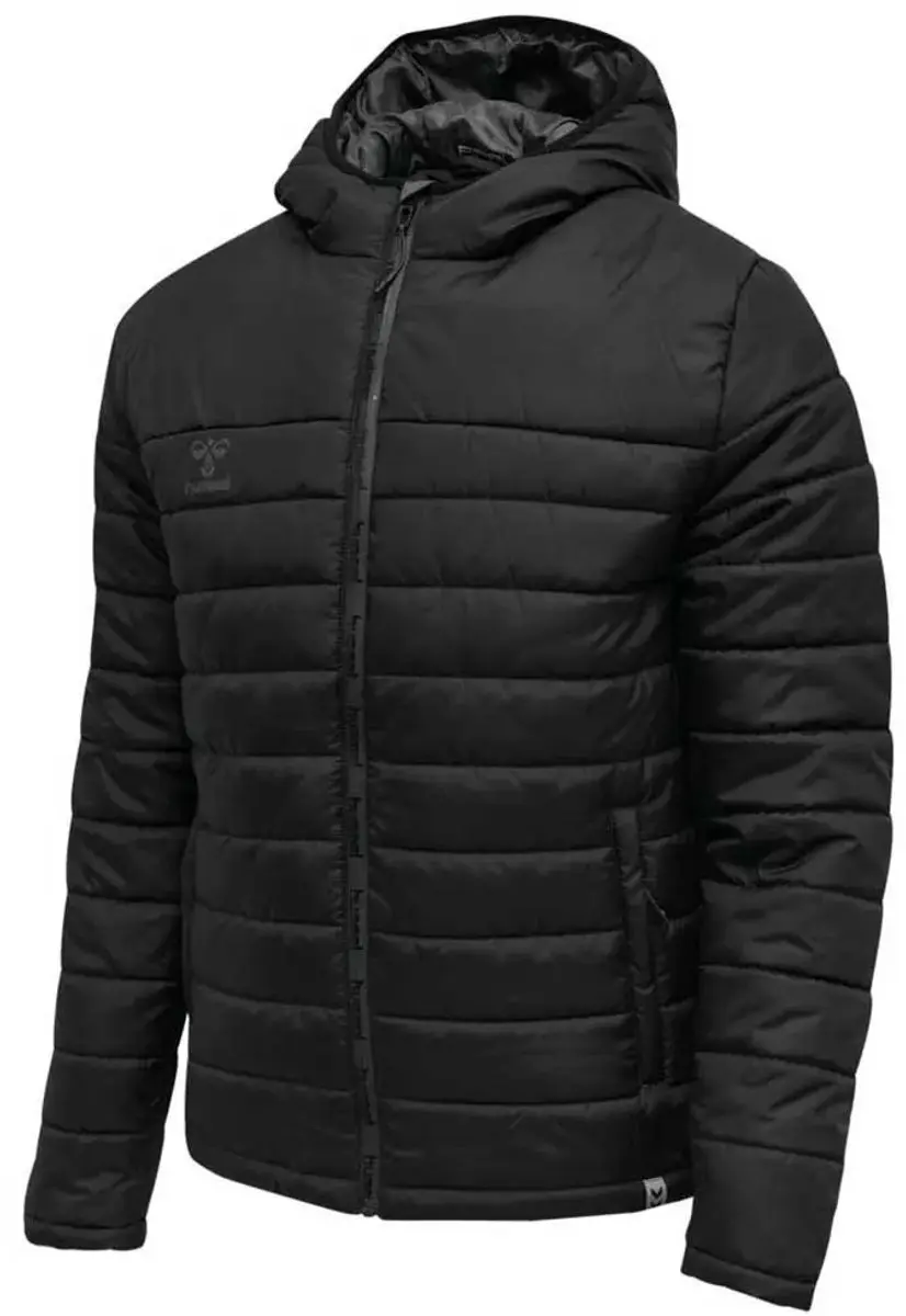 Hummel HML North Quilted Hood Jacket 206687 - S - Zwart - afbeelding 6 van 6